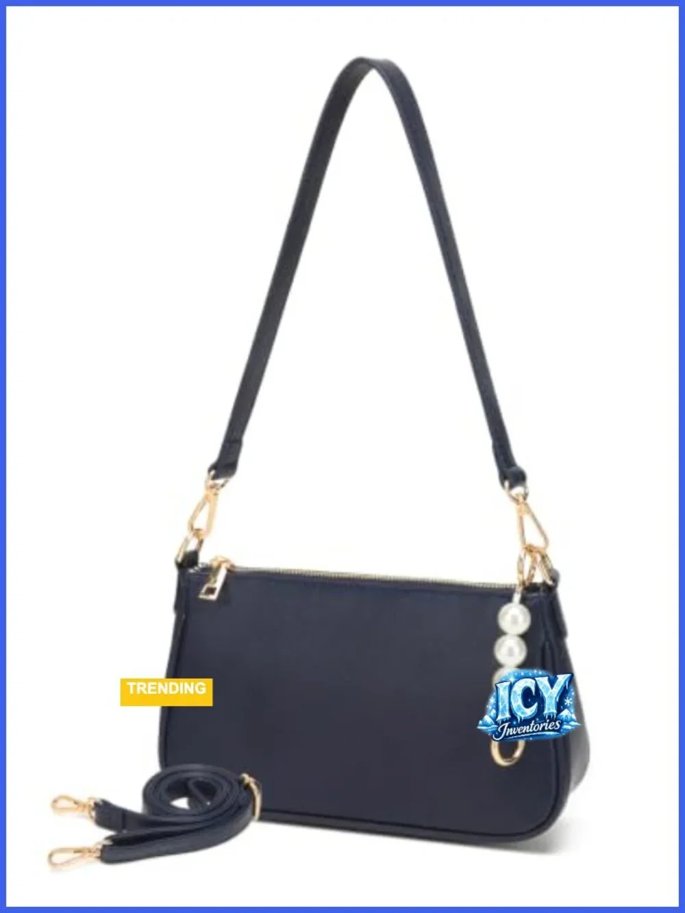 Vegan Leather Hobo Crossbody Bag for Women with 3 Straps